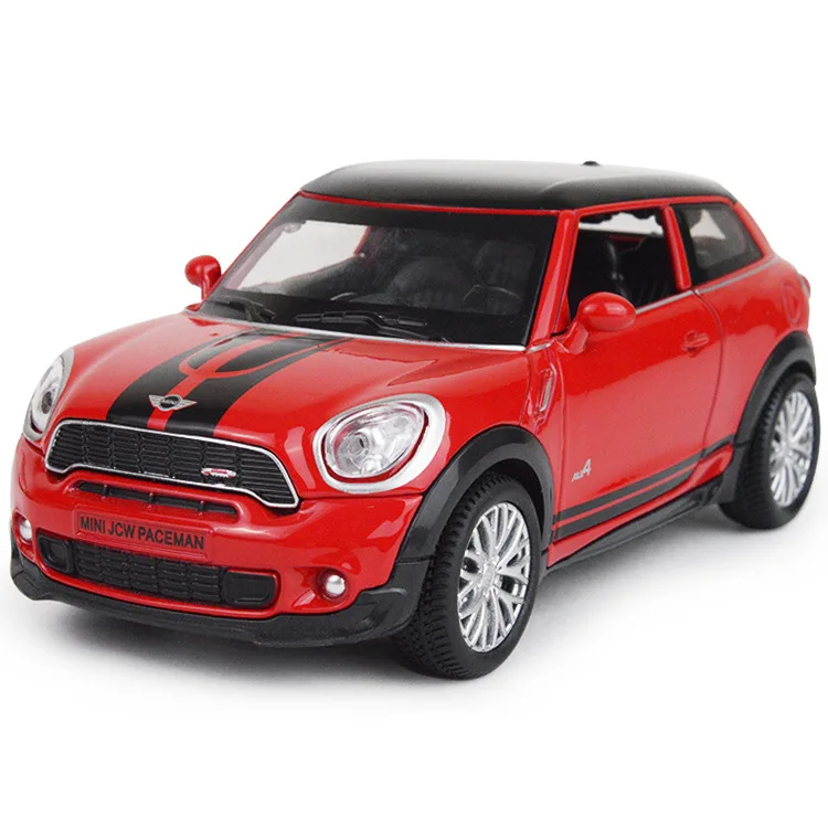 Comprar 132 coche de juguete Mini Cooper Metal juguete de aleación de coches y vehículos de juguete modelo de coche a escala miniatura modelo de coche juguetes para niños