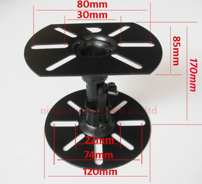 1 пара) 170 мм 25 кг универсальный стальной вращающийся на 360 Поворотный звуковой динамик настенный кронштейн потолочный держатель подставка