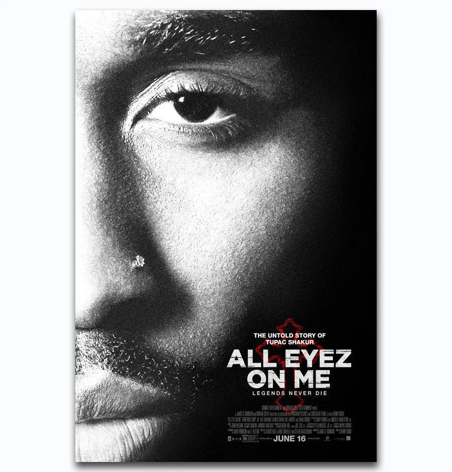 TUPAC SHAKUR 24"x36" Canvas Art Print TUPAC SHAKUR 24"x36" Canvas Art Print
