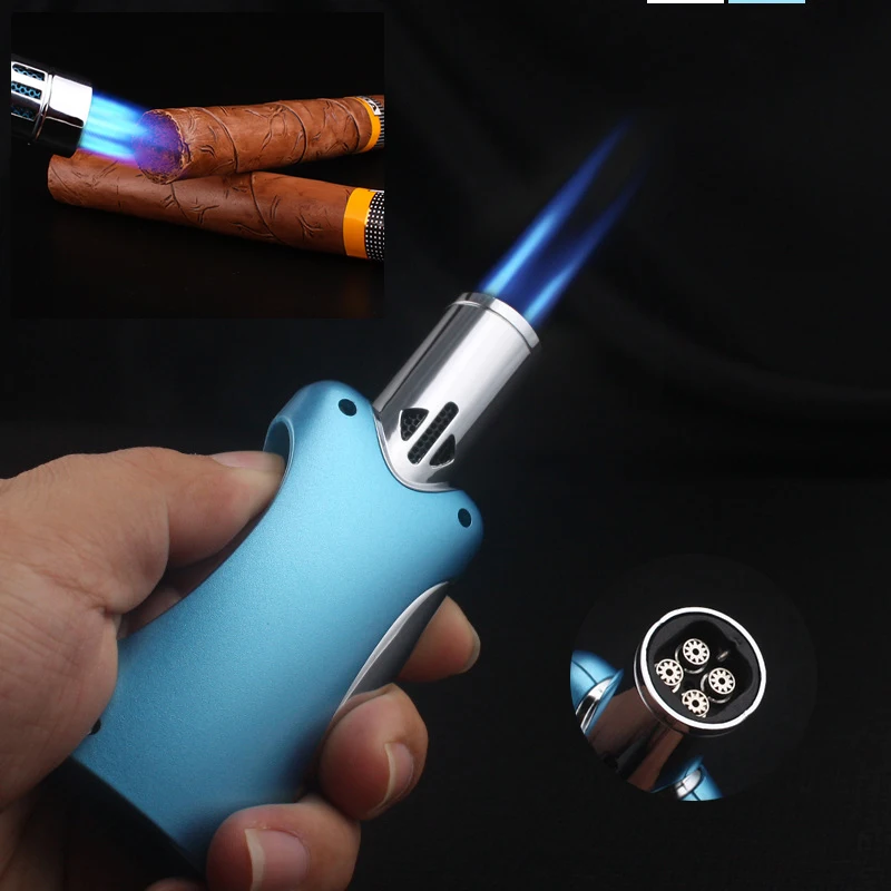 A double lightning impulse cross lighter for a man's Cigar Saberlight