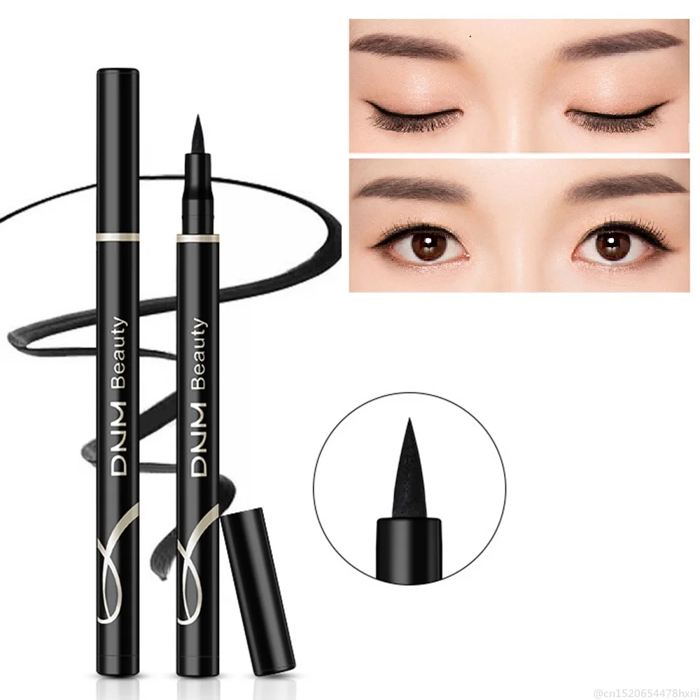 Liquid Black Eyeliner Pencil Precision Nylon Brush Head Waterproof Pen Lasting Highlight Smooth Not-blooming Eyes Makeup TSLM1