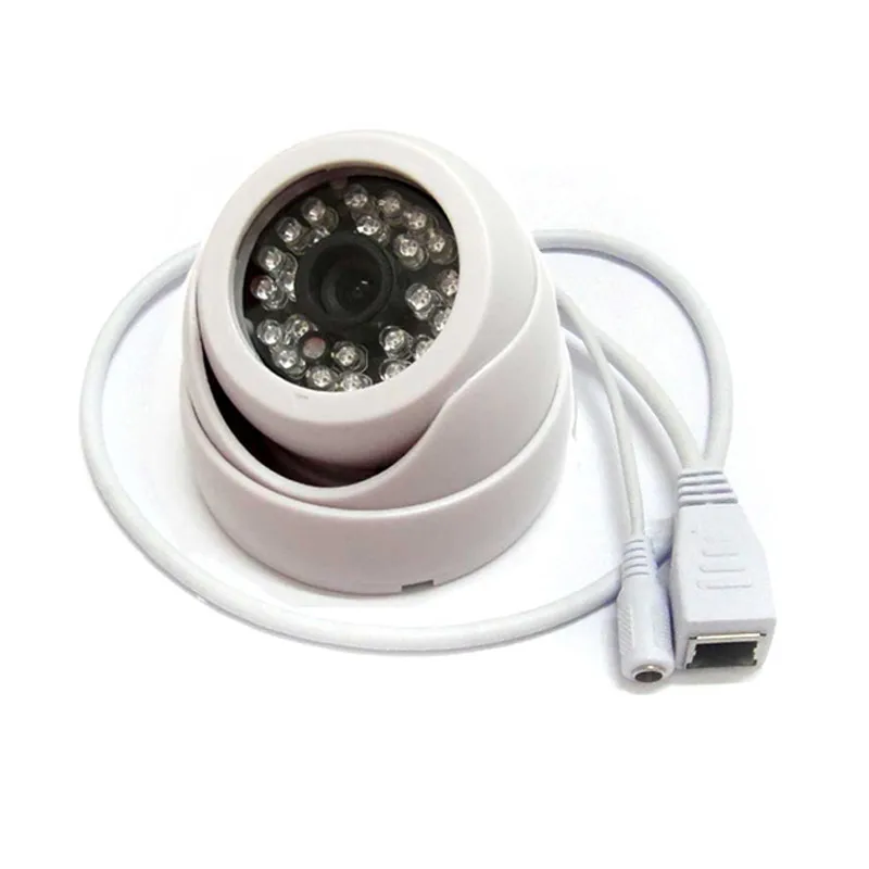 

HD 1.0MP Mini Dome CCTV Security Network IP Camera IR Color 24Leds Night Vision P2P Onvif 720p
