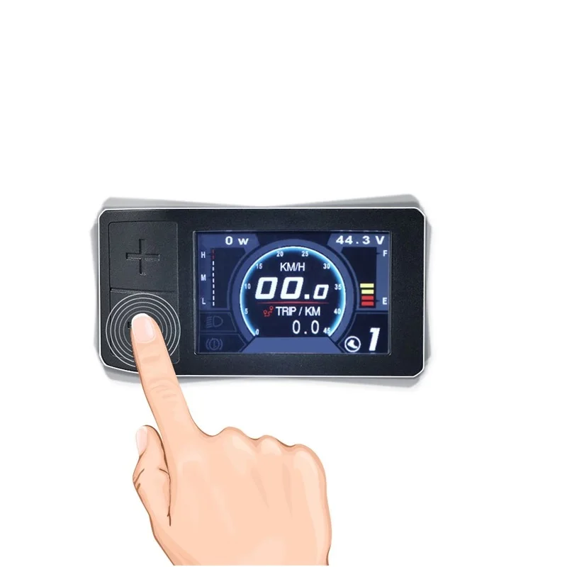 

500C Mini Color Display For Bafang Mid Crank Motor Conversion Kit BBS01 BBS02 BBSHD eBike Speedometer Controller