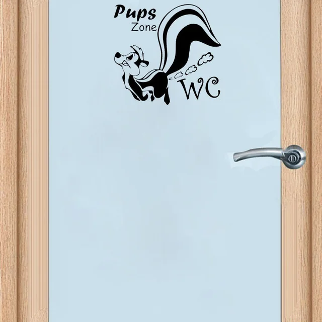 Забавный Squirre WC Пупс зоны наклейка на унитаз съемные украшения дома DTY двери Стикеры s