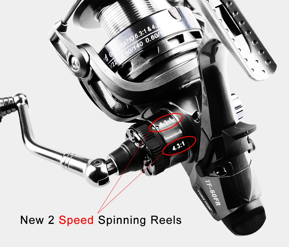 2 speed fishing reels