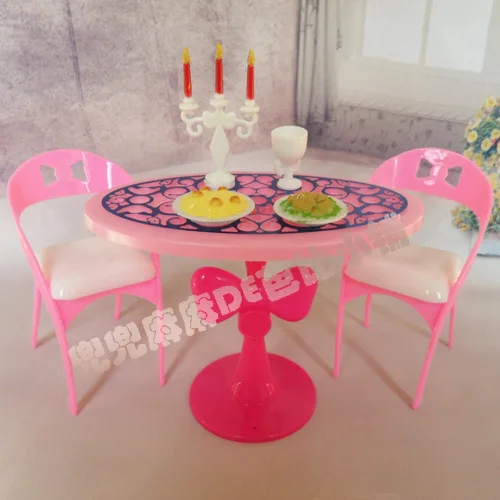 barbie kitchen table and chairs