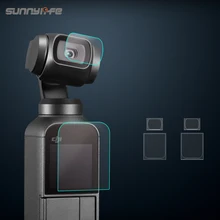 Sunnylife 4 шт./лот экран пленка объектив камеры Защитная пленка для DJI OSMO Карманный карданный камера и дисплей аксессуары