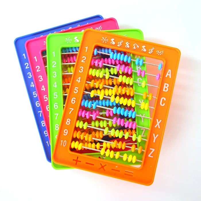 Baby Math Toy Abacus Colorful Small Numbers Counting Calculating Beads Kids Toy Math Learning Early Educational Toy