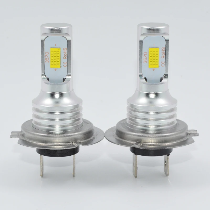 1 пара Автомобильные светодиодные лампы 72 Вт H7 6000 лм|Передние LED-фары для авто| |