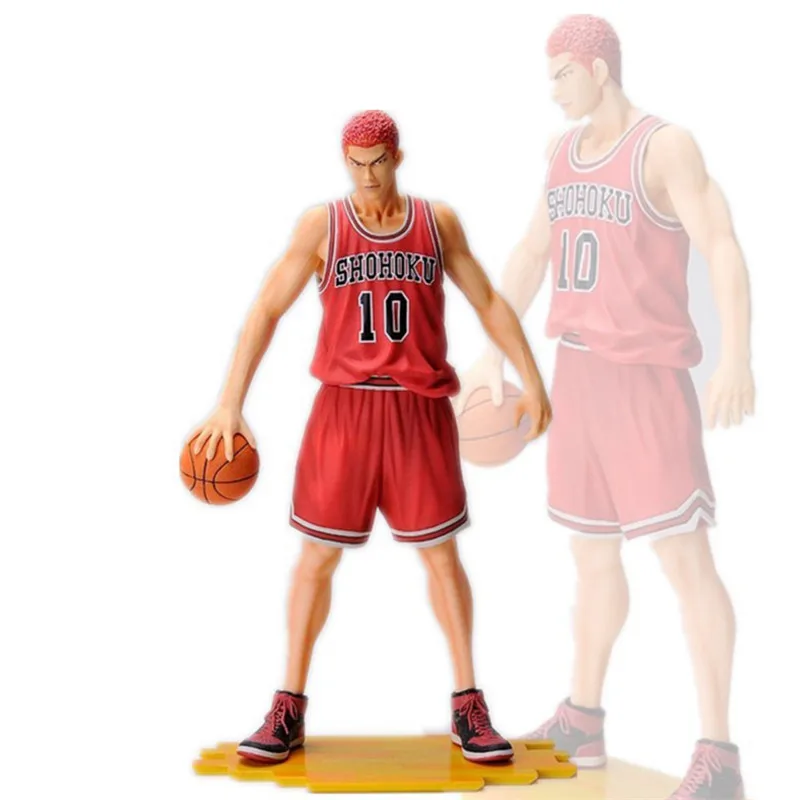 

Slam Dunk Shohoku Sakuragi Hanamichi No. 10 PVC Action Figures Basketball Collectibles Gift 28cm