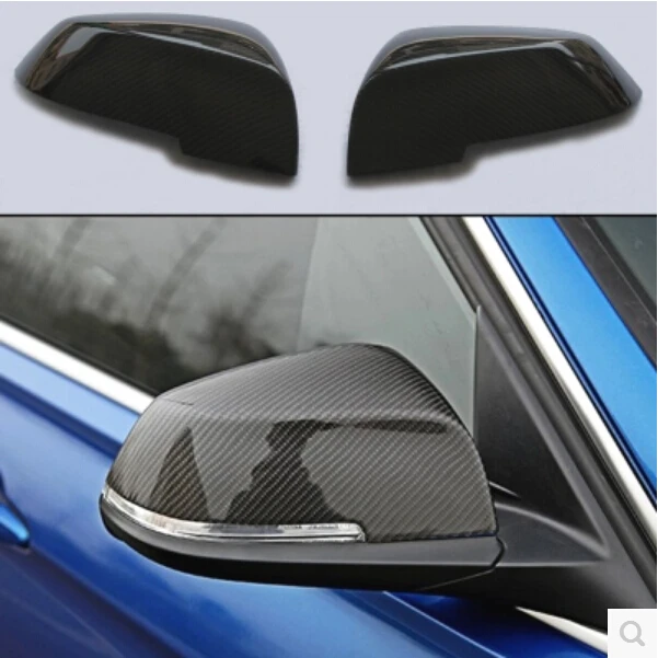 

Full Replacement Carbon Fiber Car Side Mirrors Rearview Cover Trim For BMW 3 Series F30 F35 2013 2014 2015 2016