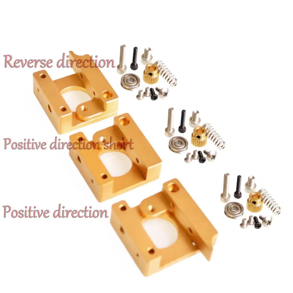  3D printer accessories MK8 extruder aluminum block DIY kit Makerbot dedicated single nozzle extrusion head aluminum block 