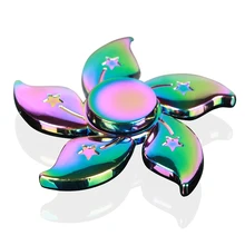 Метеор красочный цветок Tri-spinner детский ручной Спиннер, Подарочный Спиннер для аутизма и СДВГ уменьшить стресс Спиннер kimifun