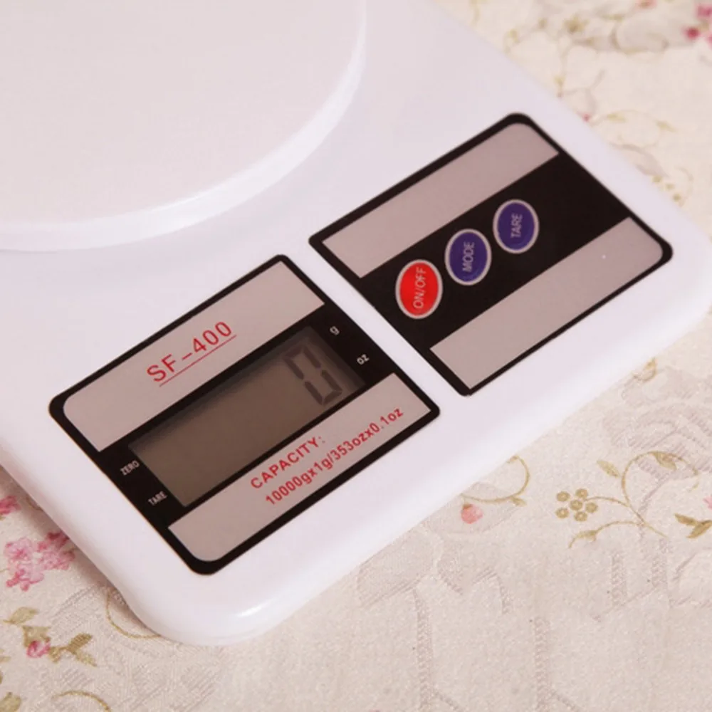 Высокая точность домашний Кухня 5/7/10 кг X 1 г ЖК-дисплей Дисплей цифровые электронные весы Бытовые весы баланс
