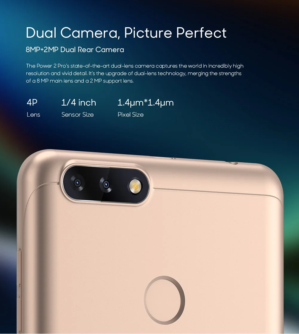 LEAGOO power 2 Pro 4000 &quotHD 5 мАч В в/2A Quick Charge Android 8 1 MT6739 4 ядра смартфон 4G ГБ + 16 8MP OTG уход за