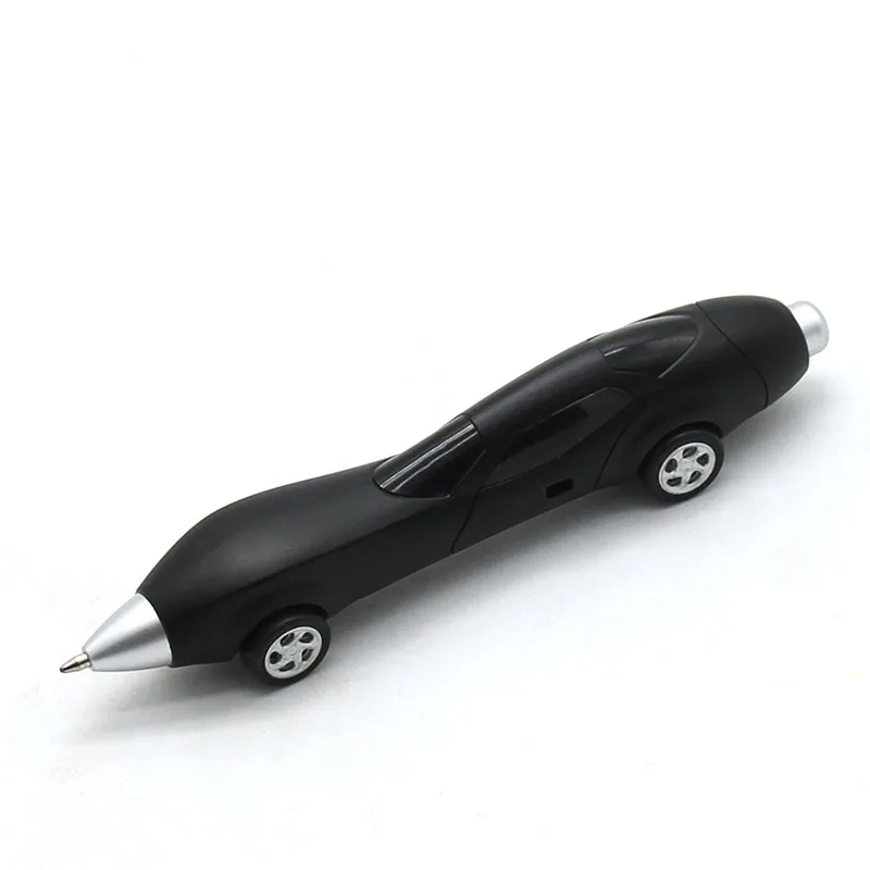 1 шт., 6 цветов, автомобильная шариковая ручка, креативная шариковая ручка в форме автомобиля, тонкая шариковая ручка 0,7 мм, синие чернила, офисные школьные принадлежности, канцелярские принадлежности