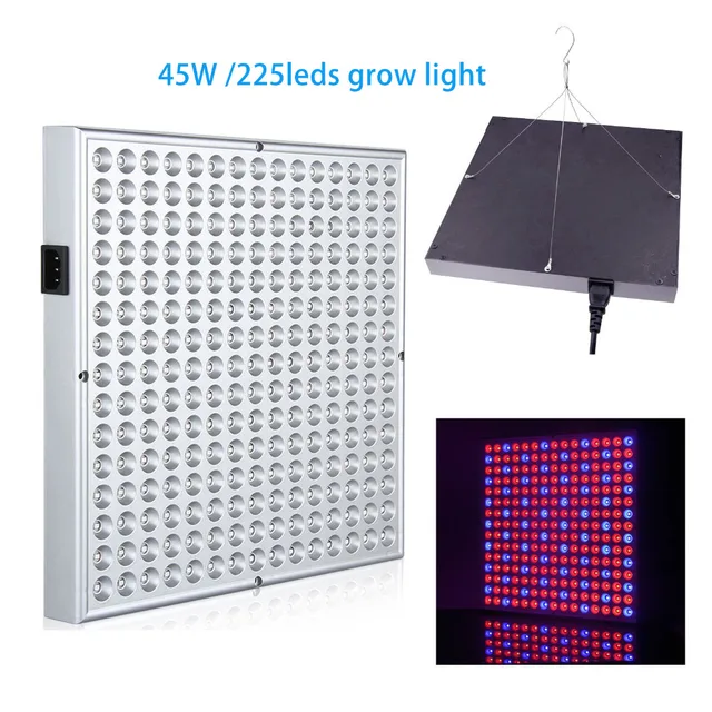 Us 104 28 45w 225leds Ac85 265v Led Grow Light For Flowering Plant And Hydroponics System Outdoor Garden Or Indoor Balcony Box In