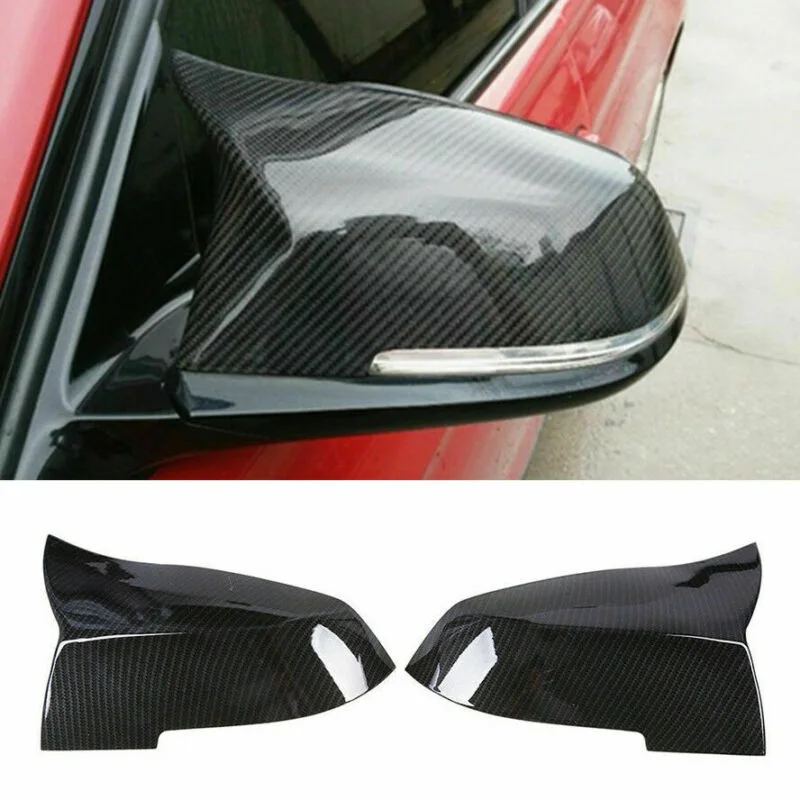 1 Pair of Car Rearview Mirror Covers For BMW M3 F20 F30 F34 F36 Carbon Fiber Side Mirror Cap Mirror Cover car accessories