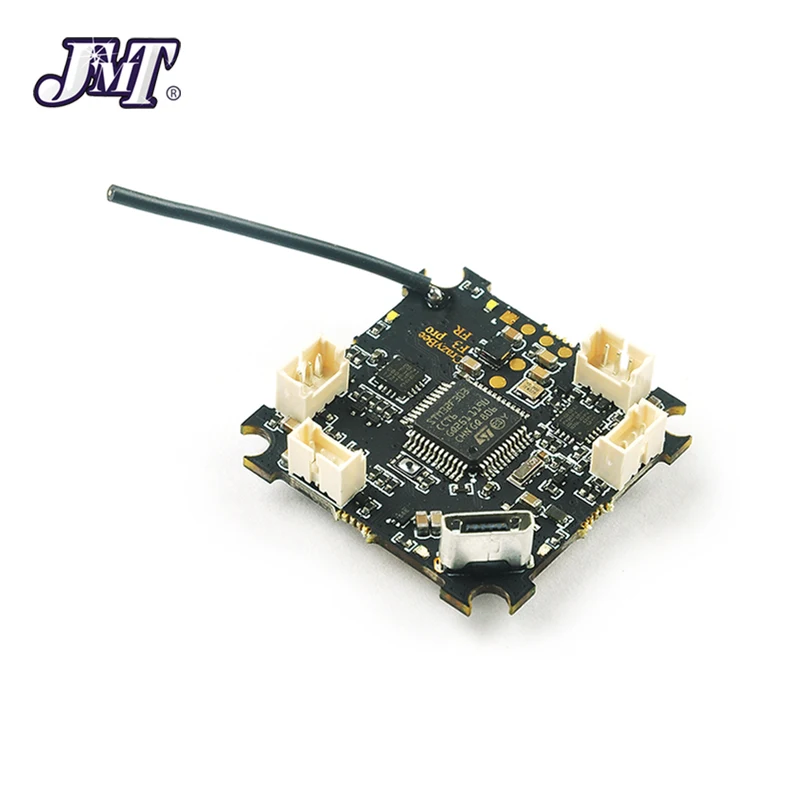 JMT Crazybee F3 Pro Контроллер полета Mobula7 5A 1-2S совместимый, Flysky/Frsky DSM-X приемник для 2S бесщеточный крошечный Bwhoop