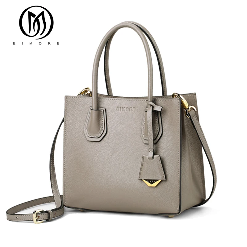 

EIMORE Designer Women Bag Genuine Leather Women's Shoulder Bags Handbags Female Luxury Simple Sheep Texture Soft Bag Sac