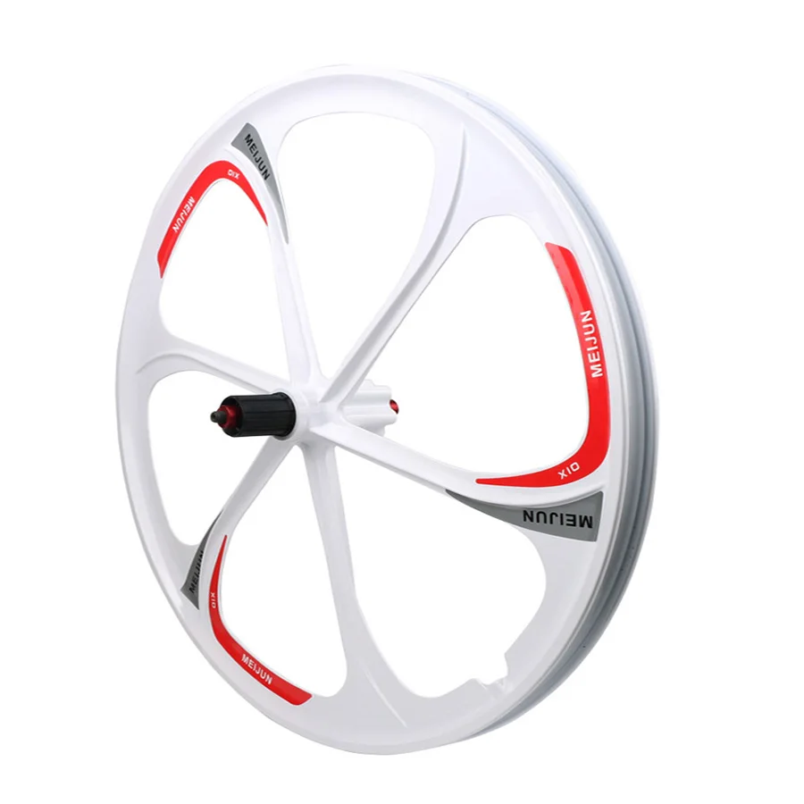 Flash Deal MTB Rim 6 spokes wheels 26" inches Mountain Bicycle Wheel bike rims mountain bike wheels magnesium alloy 26 speeds 3