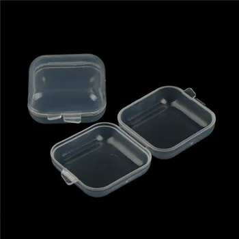 

6Pcs/Set Portable Make Up Jar Small Box 3.5m*3.5cm Plastic Mini Clear Sample Bottle Sealing Up Pot Face Cream Container