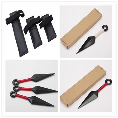 Naruto font b Accessories b font ninja bag kunai Shuriken