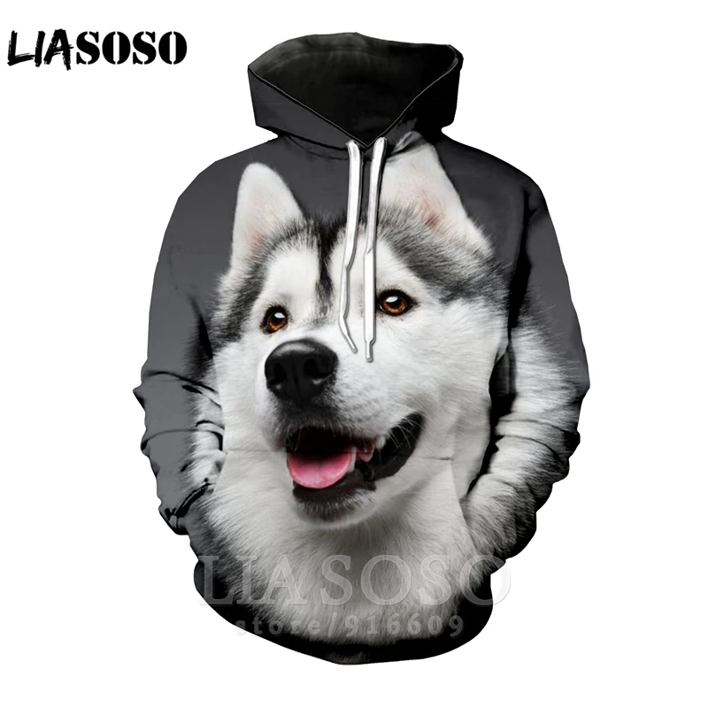 

Anime women Harajuku vest Siberian Husky dog shorts 3D Print streetswear T shirt/Hoodies/Sweatshirt kids zipper men tshirt E654