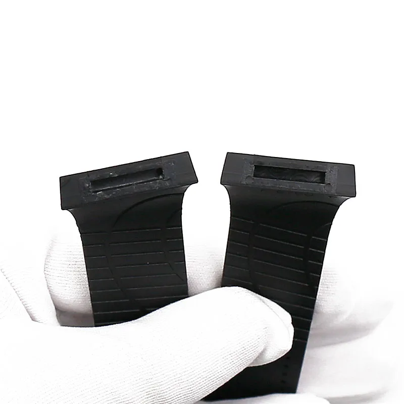 Rubber strap men's watch accessories outdoor sports waterproof watch with women's bracelet for porsche design P6750 watch band