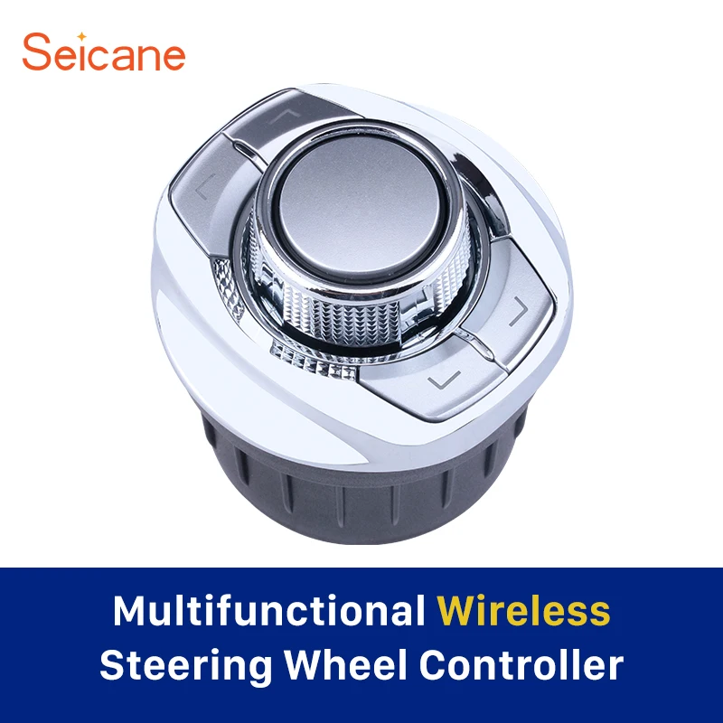

Seicane ABS Material High-sensitive Universal Car Controller Steering Wheel Control For Car Stereo Radio GPS Navigation Cup Slot