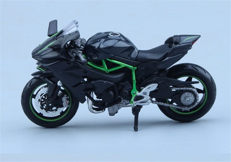 Модель мотоцикла Kawasaki H2R 1:18 литый под давлением подарок для детей| |