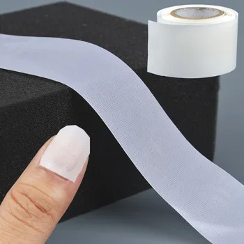 Najtaniej 100cm Folia Do Paznokci Silne Paznokci Protector Do żelu UV Paznokcie Akrylowe Samoprzylepne Włókno Szklane Silk Wrap Narzędzie Do Zdobienia Paznokci Wzmocnienia