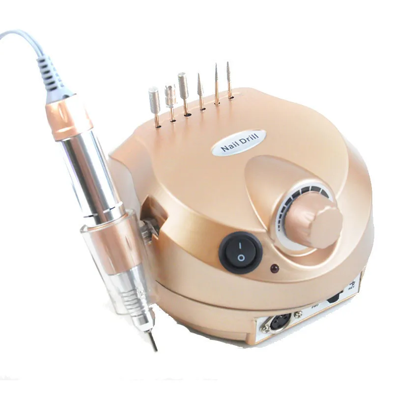110220V Golden Electric Nail Drill File Bit Machine Manicure Pedicure Kit Pro Salon Home Nail Art Tools Set Equipment Care 110220V Golden Electric Nail Drill File Bit Machine Manicure Pedicure Kit Pro Salon Home Nail Art Tools Set Equipment Care