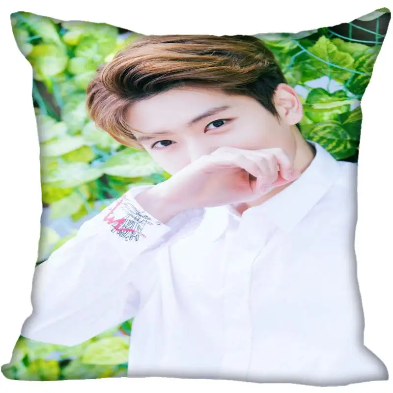 Пользовательские Kpop NCT JaeHyun Печатных Квадратных шелковые наволочки 40x40 см, 35x35 см одна сторона атласная наволочка индивидуальный логотип - Цвет: 14