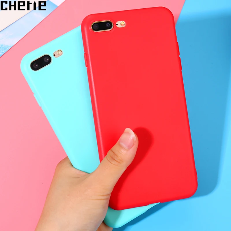 Soft TPU Cover For iPhone X 7 8 Plus Case Protective Silicon 5 5S 6 6S |
