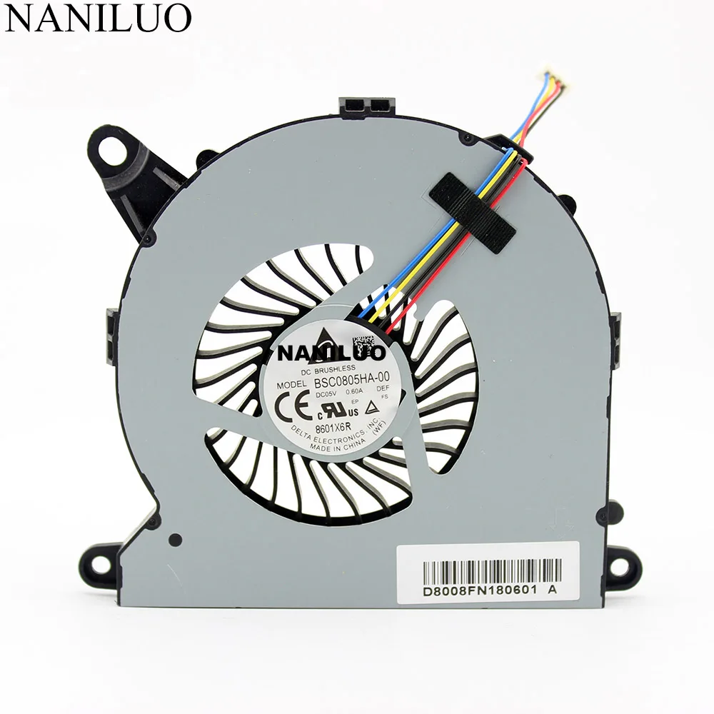 BSC0805HA-00 DC05V 0.60A 4pin BSC0805HA Ноутбук вентилятор для Intel NUC8i7BEH вентилятор