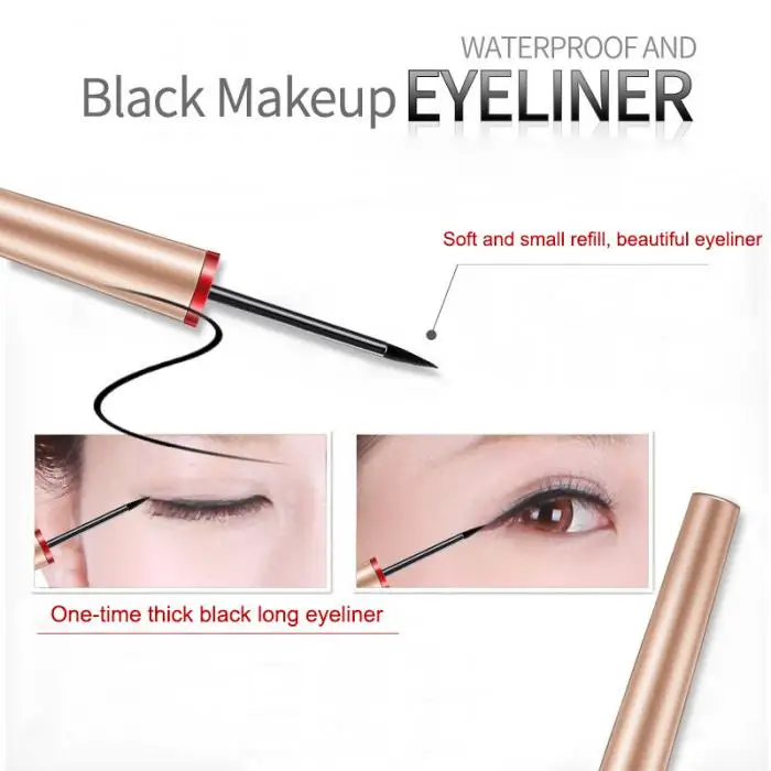 Высокое качество макияж жидкая подводка Водонепроницаемый длительный Eye Liner Pencil Красота Comestics инструменты