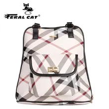 FERAL CAT Lady bag Luxury Women's Korean Backpacks Fashion Backpack Designers Brand School Bags  Women Backpack mochila mujer