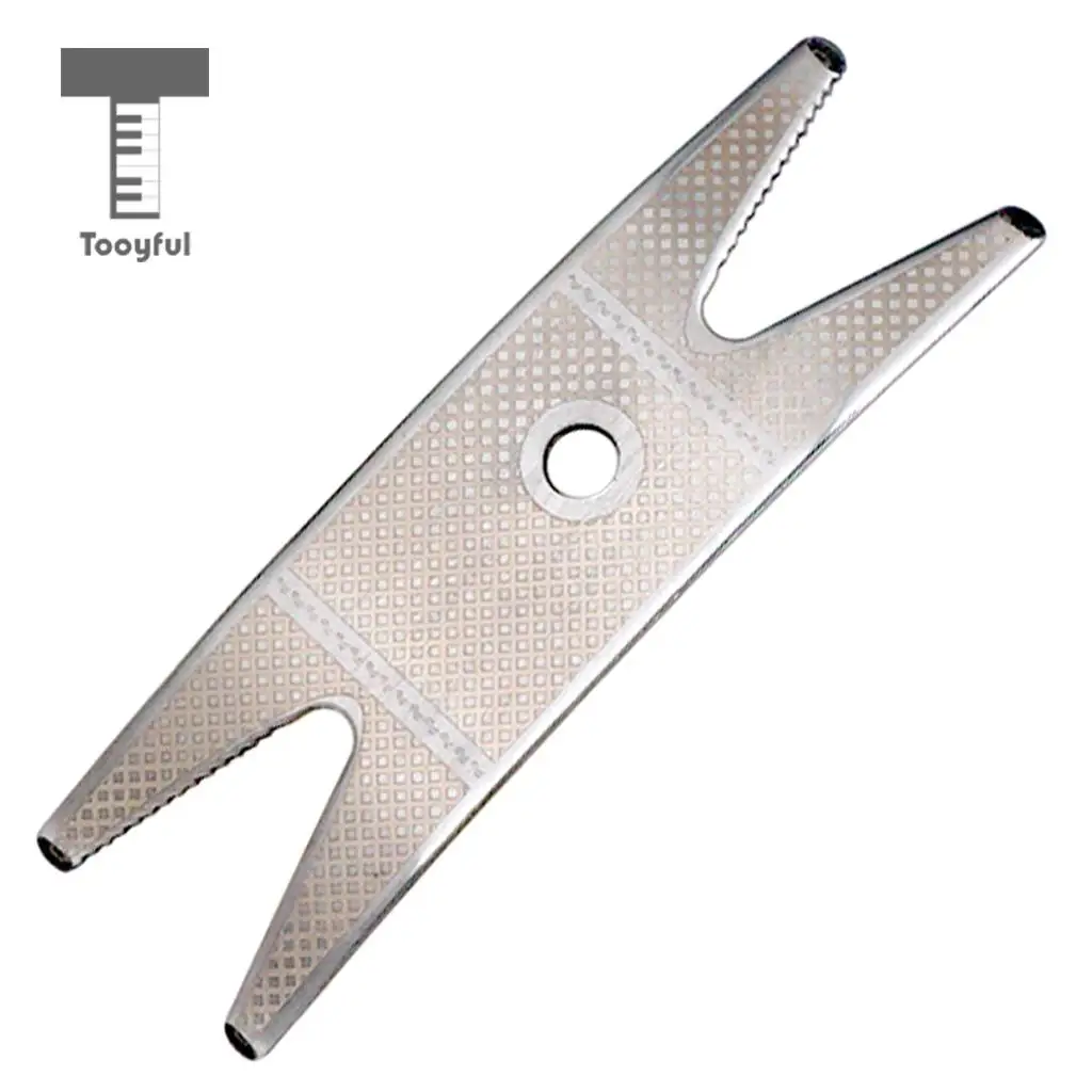 Tooyful Guitar Bass Multi Spanner Wrench+32 Blade Feeler Gauge Set Luthier Tool