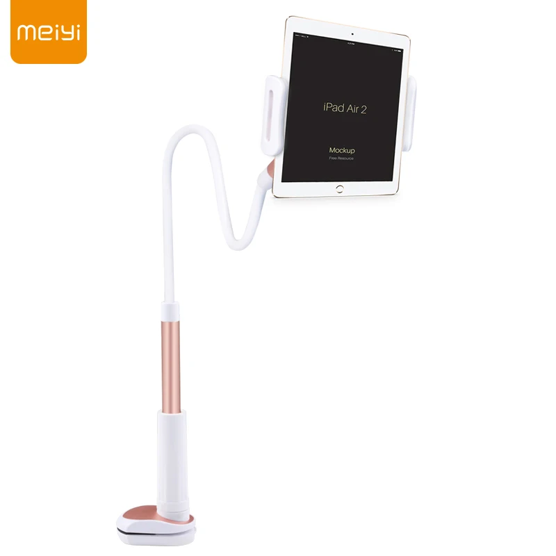

MEIYI Universal Phone Tablet Holder Stand 2 USB Port Charge Lazy Bracket 360 Rotating Detachable for Phone Tablet Within 4-10.6"
