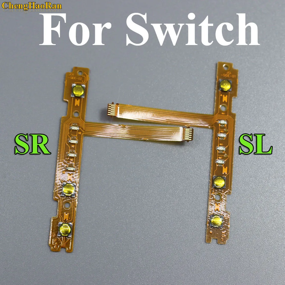 

ChengHaoRan 50pcs 50pairs Left Right Joy-Con Repair SL SR Button Key L/R Flex Cable For Nintend Switch Joy-Con Controller