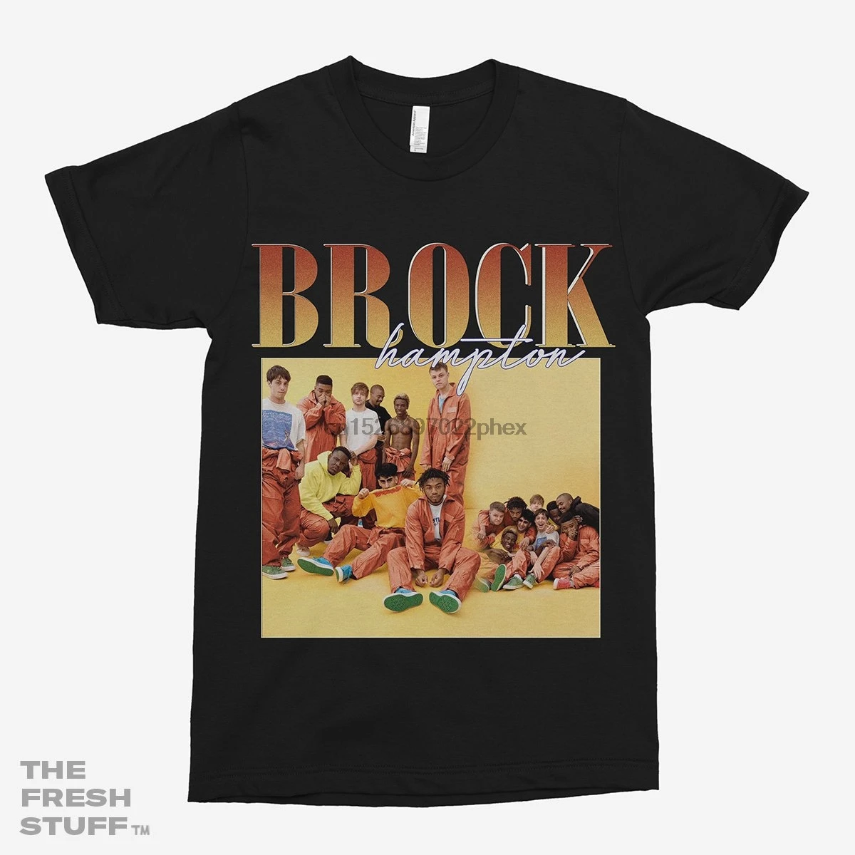 

Brockhampton 90s Vintage Black T-Shirt men t shirt
