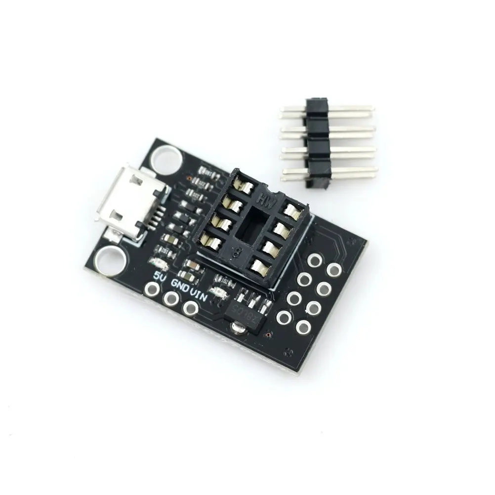 Мини ATTINY85 Micro USB макетная плата для Tiny85 20PU DIP 8 IC|Соединители| |