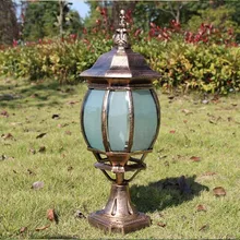 Столб Света Колонка фара Мода тыквы ворот открытый Водонепроницаемый Ландшафтное освещение лампы E27 LED Домашний Декор светильники