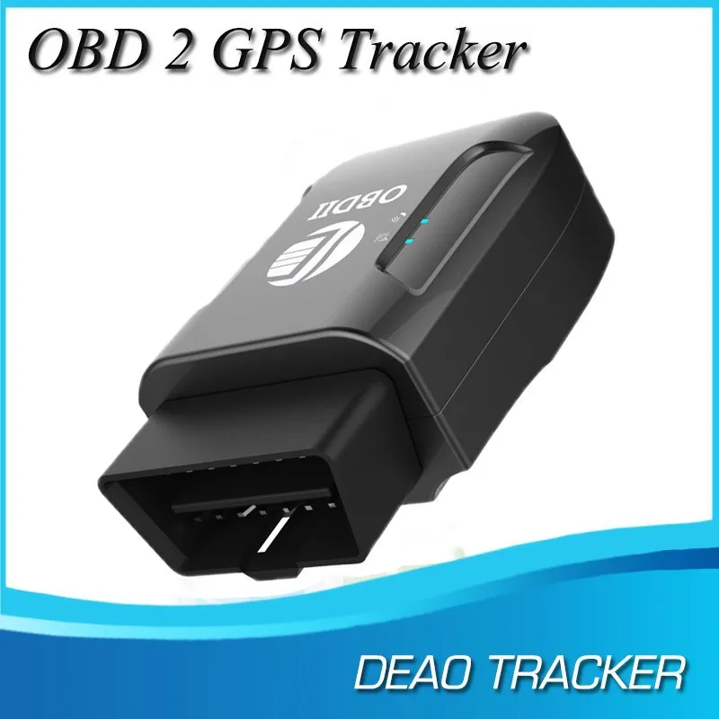 Deaoke TK206 free Shipping GPS306A (Black version) OBD gps tracker gps vehicle tracker obd 2 OBD II GPS Tracker