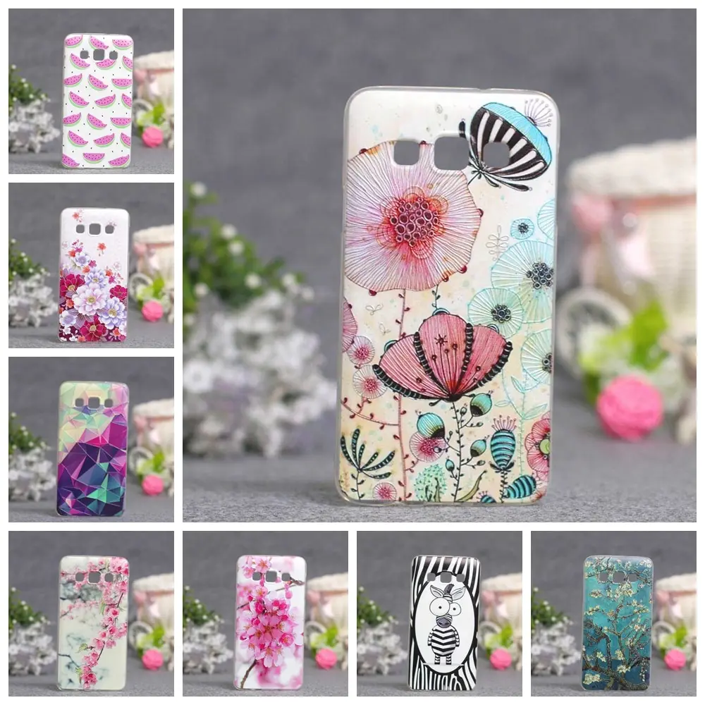 Для Coque Samsung Galaxy A3 2015 силиконовый чехол ТПУ задняя крышка для чехлы телефонов A300