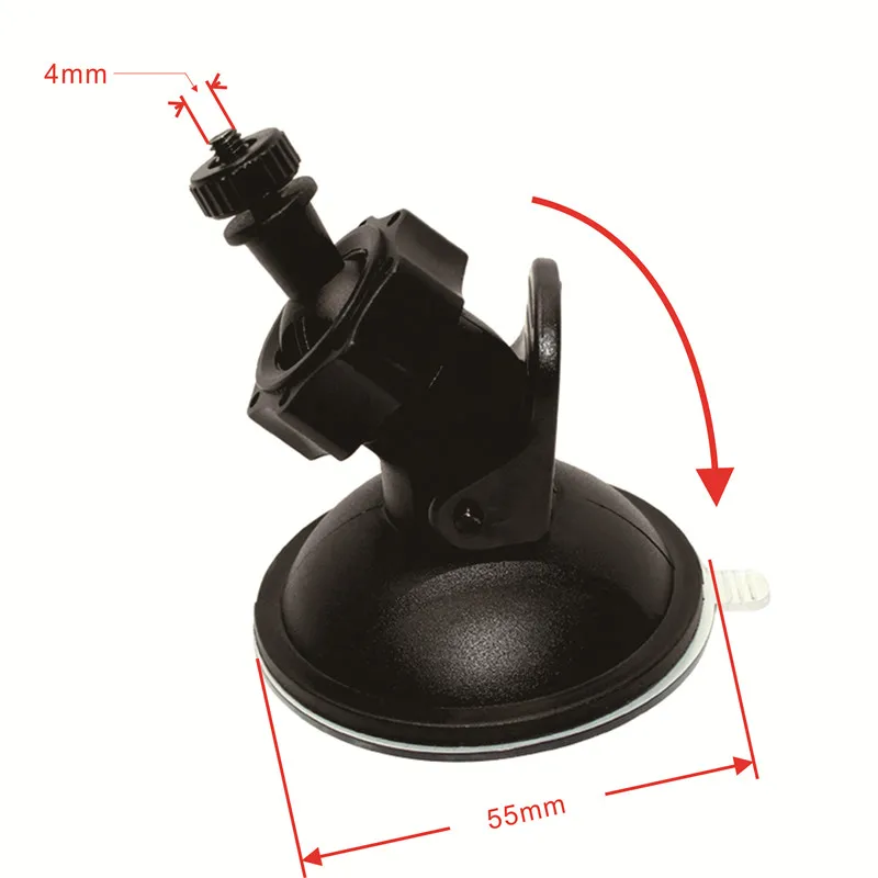 Dash Cam Mirror Mount Kit  with 4mm Dash Cam .Suction cup holder of  Car Dvr Camera.For Dvr Suction Cup Bracket