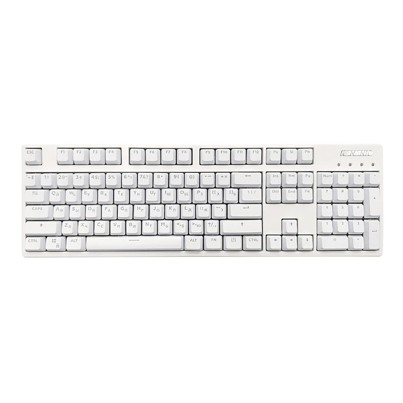 104 колпачки русская полупрозрачная подсветка для вишневого клавиатура MX Переключатель