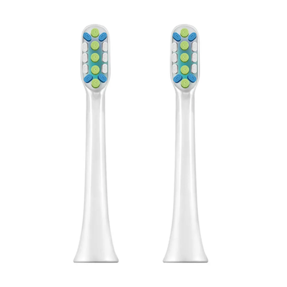 Бежевый Xiao mi Soocas x3 2 шт Soocare сменная электрическая зубная щетка для SOOCAS Xiaomi mi SOOCARE X3 сменная розовая головка щетки - Цвет: Бежевый