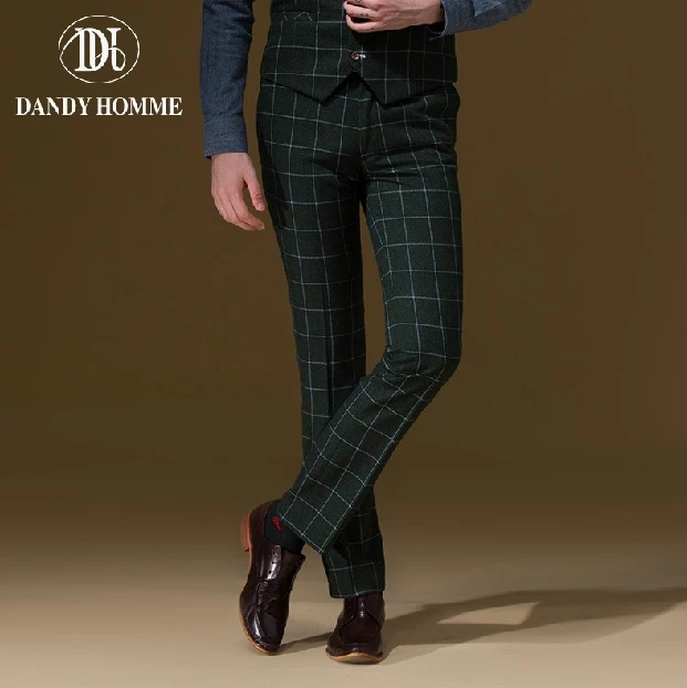 green plaid pants mens outfit
